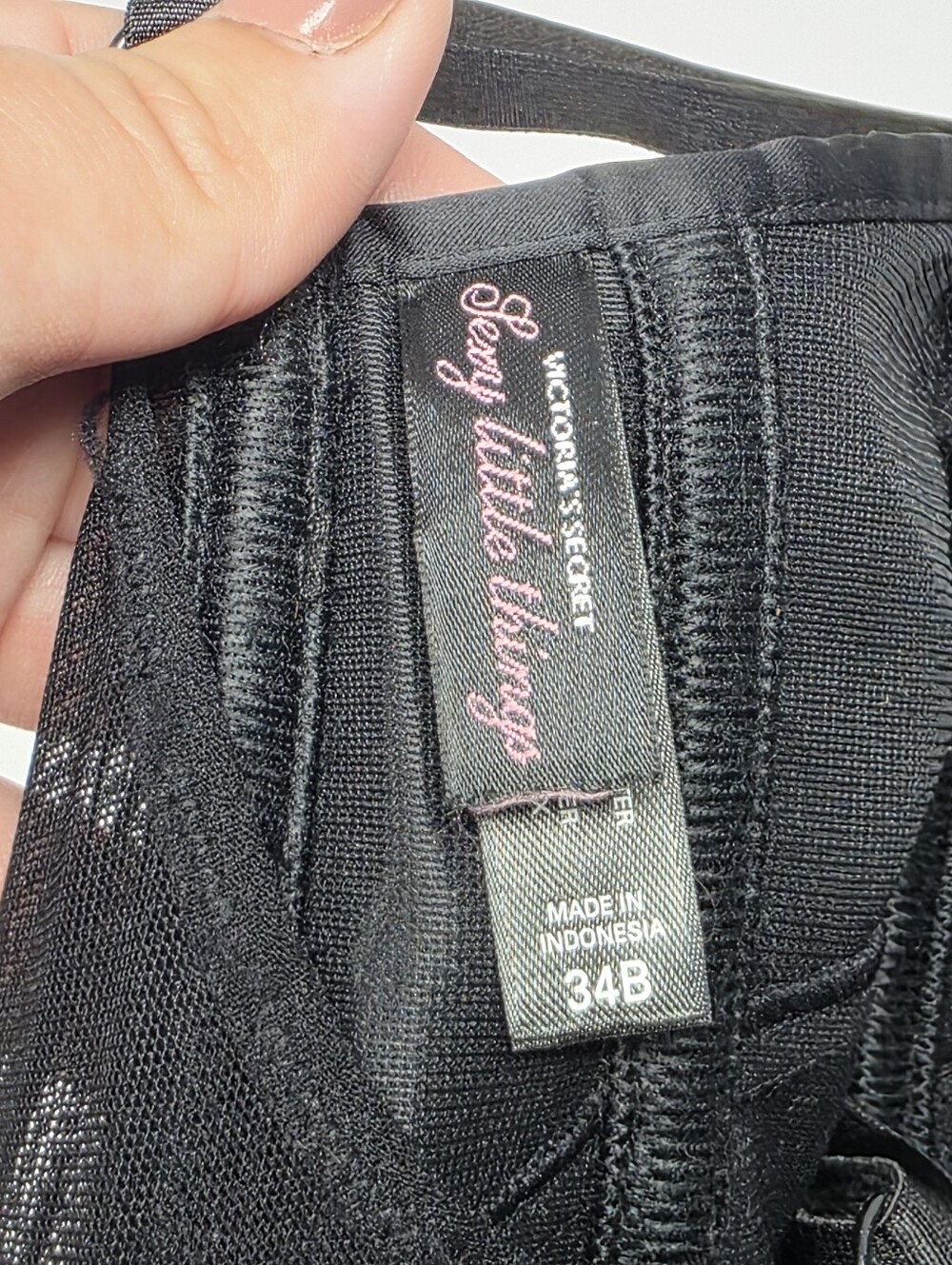 Victoria's Secret Sexy Little Thing Bustier Corset Black Rhinestone 34B - Picture 5 of 5